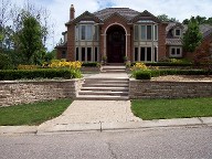 Woodlands, Texas, Interlocking Brick Pavers, Retaining Wall, Steps, Landscaping, Driveway