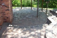 Houston, Texas, Raised Interlocking Pavers, Retaining Walls, Drainage System