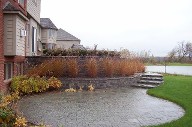 Interlocking Paver Patio, Retaining Walls, Drainage System 