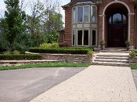 Woodlands, Texas, Interlocking Brick Pavers, Retaining Wall, Steps, Driveway, Landscaping