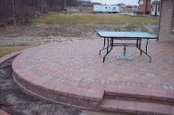 Symetry Interlocking Pavers, Raised Patio, Retaining Wall