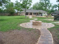 Santa Fe, Texas, Brick Paver Patio, Fire pit, Drainage System Santa Fe, Texas, Brick Paver Patio, Fire pit, Drainage System