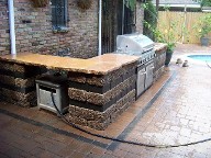 Houston, Texas, Custom BBQ, Brick pave pool surrounding Houston, Texas, Custom BBQ, Brick pave pool surrounding
