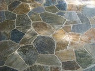 Texas City, Texas, Matted Flagstone Slate Patio