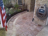 Houston, Texas, Interlocking Pavers, Backyard Patio, Retaining wall, Landscaping
