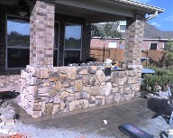 Before, Pearland, Texas, Outdoor Kitchen, Veneer Stone, Retaining Wall, Brick Paver Patio Before, Pearland, Texas, Outdoor Kitchen, Veneer Stone, Retaining Wall, Brick Paver Patio