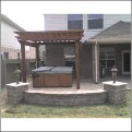 Houston, Texas, Pergola, Belgard Interlocking Pavers, And Free Standing Retaining Wall Houston, Texas, Pergola, Belgard Interlocking Pavers, And Free Standing Retaining Wall