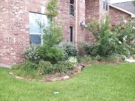 League City, Texas, Landcaping Before, Retaining Wall League City, Texas, Landcaping Before, Retaining Wall