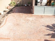 After Picture.. Galveston, Texas, Belgard Brick Paver Patio, Arbor, Outdoor Kitchen