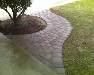 Texas City, Texas, Interlocking Brick Paver Walkway Front Approach
