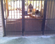 Before Picture, Houston, Texas, Belgard Brick Paver Patio