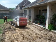 Pasadena, Texas, Interlocking Brick Paver Patio, Pergola, wrought Iron Fence
