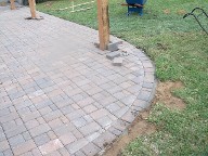 Pasadena, Texas, Interlocking Brick Paver Patio, Pergola, wrought Iron Fence
