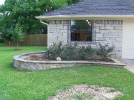 Friendswood Texas Stone Veneer Retaining Wall Friendswood Texas Stone Veneer Retaining Wall