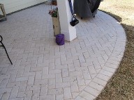 Texas City, Texas, Belgard Holland Interlocking Paver Patio
