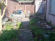 Before, Houston, Texas, Interlocking Paver Patio