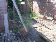 Before, Houston, Texas, Interlocking Paver Patio