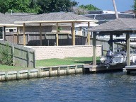Galveston, Texas, Retaining Wall and Patio Cover Galveston, Texas, Retaining Wall and Patio Cover