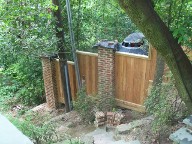 Houston, Texas, After Picture, Columns and Fencing Houston, Texas, After Picture, Columns and Fencing