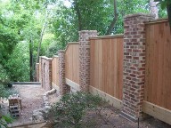 Houston, Texas, After Picture, Columns and Fencing Houston, Texas, After Picture, Columns and Fencing