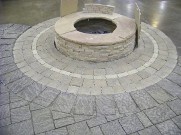 Houston, Texas, Fire Pit and Interlocking Patio Houston, Texas, Fire Pit and Interlocking Patio