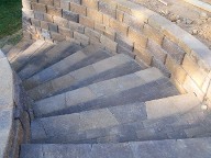 Friendswood, Texas Retaining Wall, Step System, Travertine Pool Decking, Drainage System, Fire Pit, Fire Place