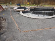 League City Texas Pool Decking Belgard Mega Arble Brick Pavers Drainage Retaining Wall Walkway Landscaping