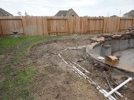 League City Texas Pool Decking Belgard Cambridge Collection 3 Piece Drainage Retaining Wall Walkway Landscaping