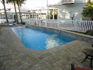 Galveston Pool Deck Belgard cobble stone brick pavers landscaping