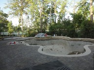 Woodlands Texas Pool Decking IPC Brick Pavers Concrete Sealer Landscaping fire Pit