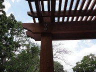 Houston Pergola Brick Pavers Water Feature Drainage System, Bench Seating  Landscaping, Fire Pit