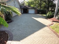 Friendswood Texas Pavestone Driveway Walkway Drainage Pool Surounding Pergola