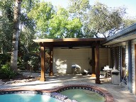 Friendswood, Texas Pergola Brick Pavers Pool Decking Drainage System Landscaping