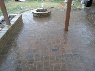 Sugarland Texas Belgard Brick Paver Patio Retaining Wall Fire Pit Pergola