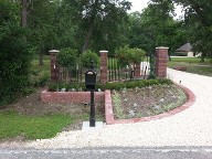 Channel View Texas, Retaining Wall, Columns, Drainage System