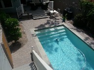Houston Texas Retaining Wall, Step System, Belgard Brick Paver Pool Decking, Drainage System, Fire Pit, Fire Place