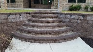 Friendswood Texas, Retaining Wall, Step System, Drainage System