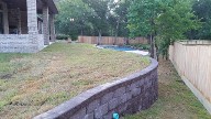Friendswood Texas, Retaining Wall, Step System, Drainage System