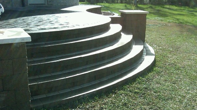 Seabrook Retaining Wall, Step system, Patio, Drrainage System, Pool Decking